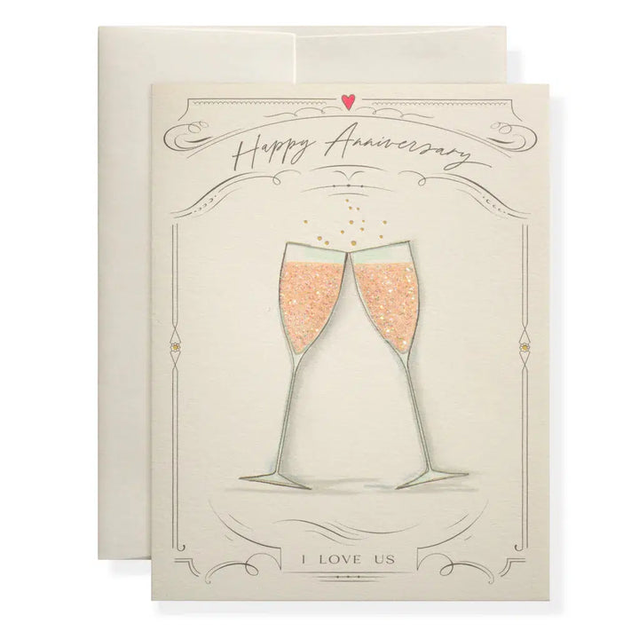 Happy Anniversary I Love Us Greeting Card