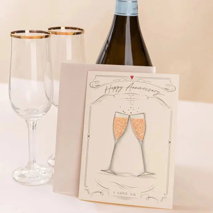 Happy Anniversary I Love Us Greeting Card