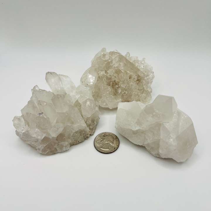 White Quartz Clusters