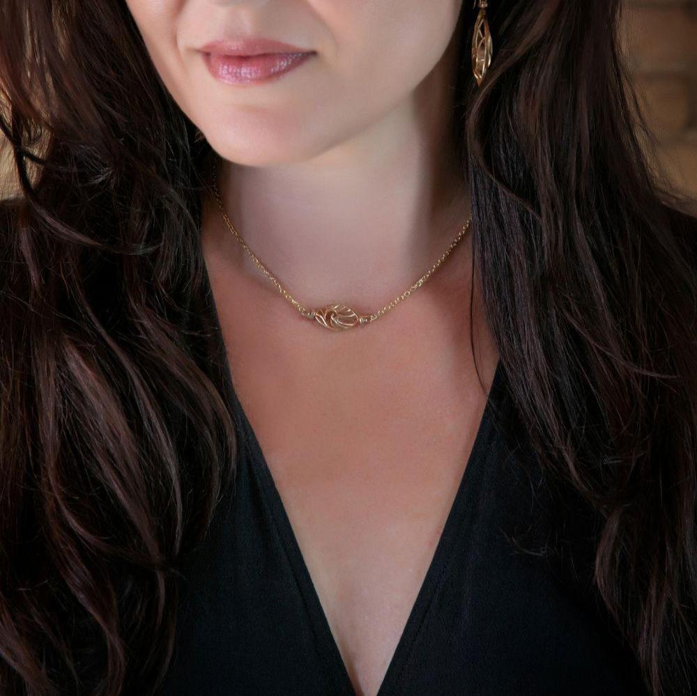 Eternal Joy Necklace Fibonacci Spiral and Golden Mean Ratio