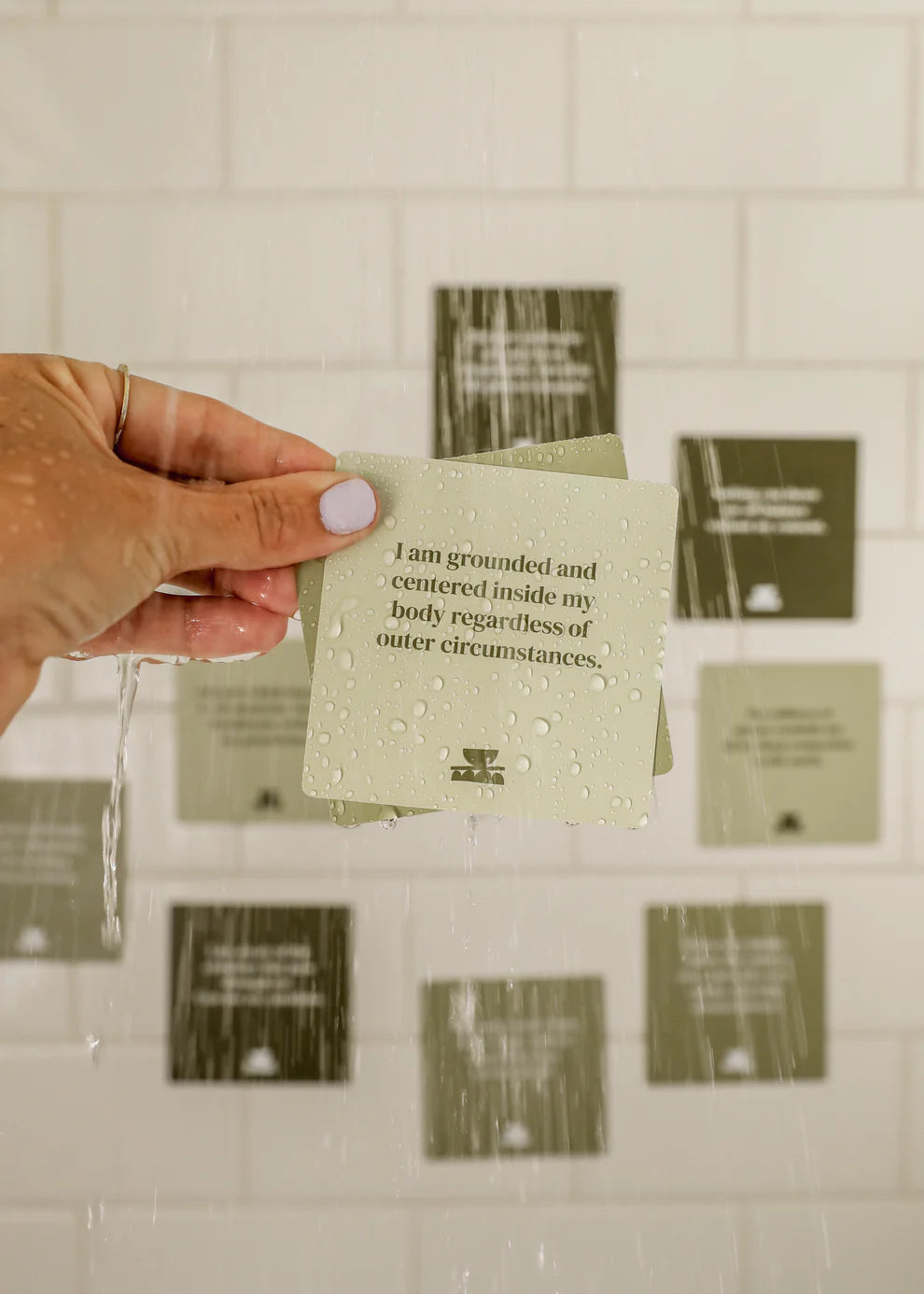 Shower Affirmation Cards