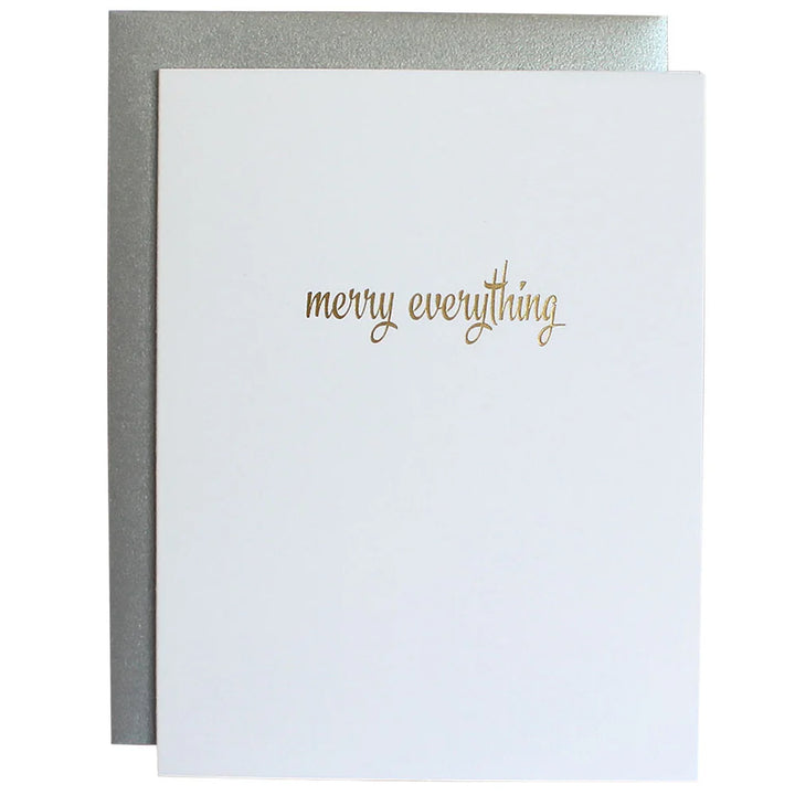 Merry Everything Letterpress Holiday Card