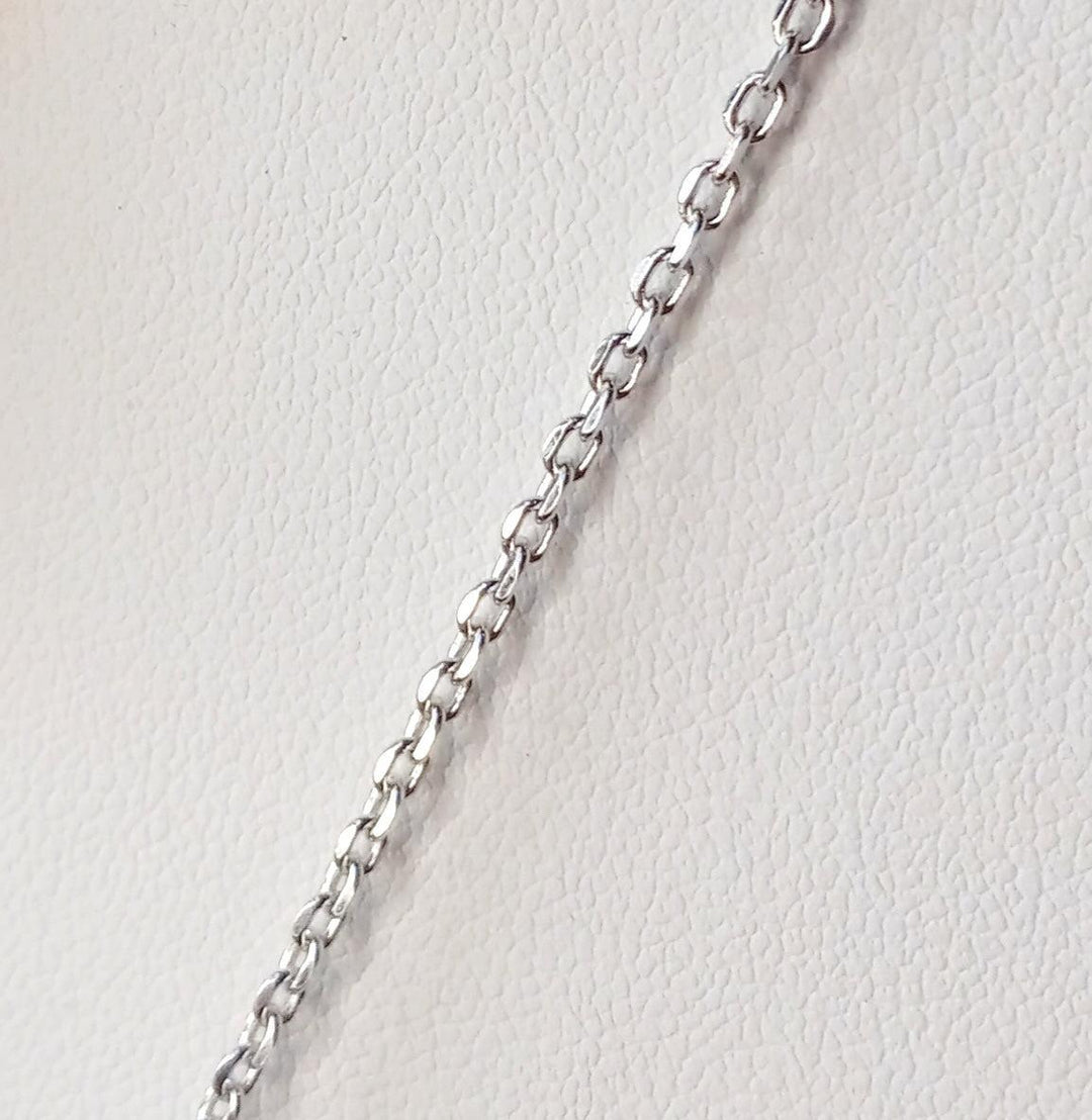 Sterling Silver Diamond-Cut Cable Chain