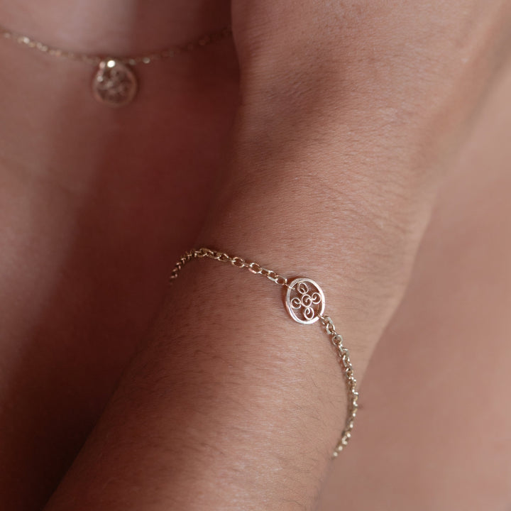 Seeds of Life Mini Chain Bracelet