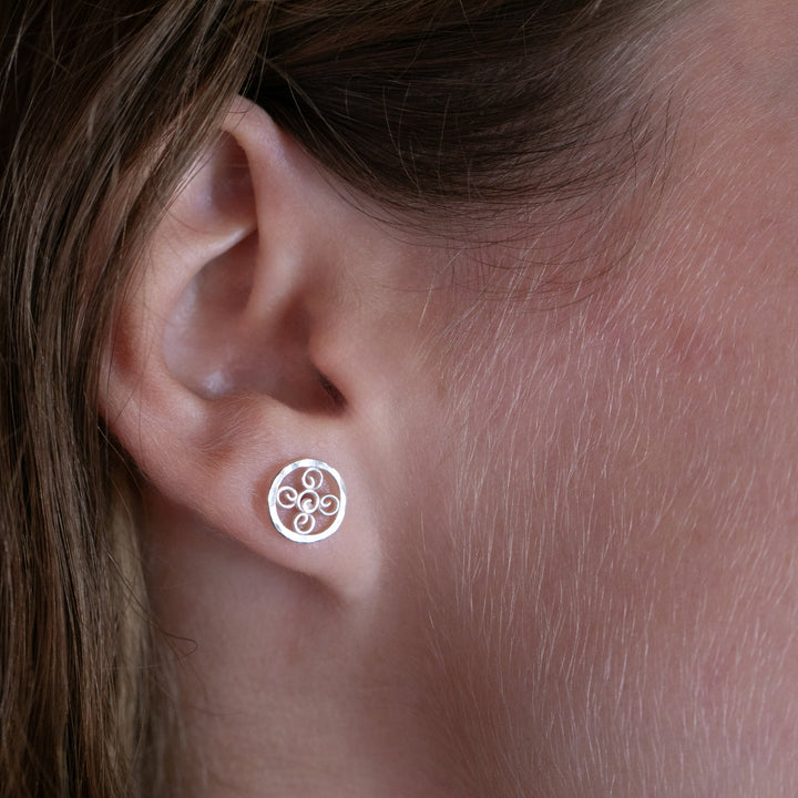 Seeds of Life Mini Post Earrings
