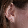 Diamante Mini Post Earrings