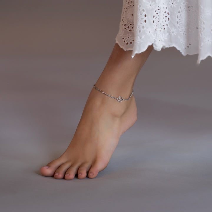 Champagne Mini Chain Anklet