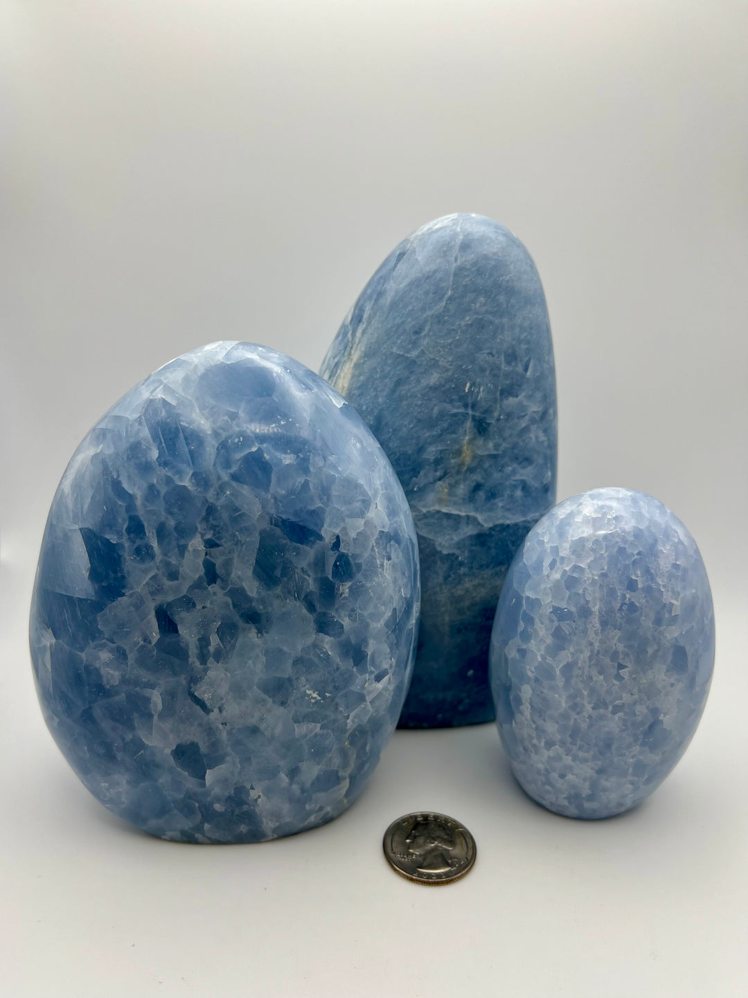 Blue Calcite Polished