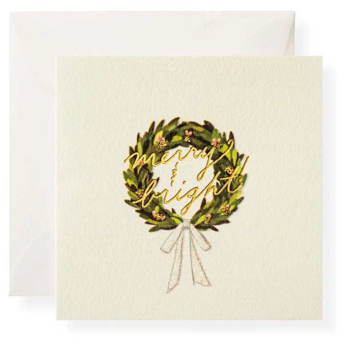 Merry + Bright Christmas Enclosure Cards