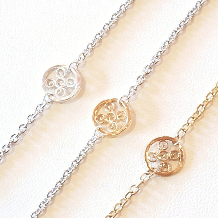 Seeds of Life Mini Chain Anklet