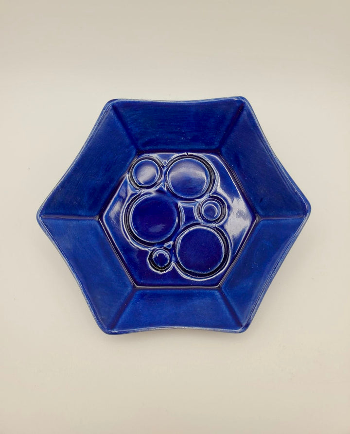 Cobalt Ceramic Jewelry Dishes