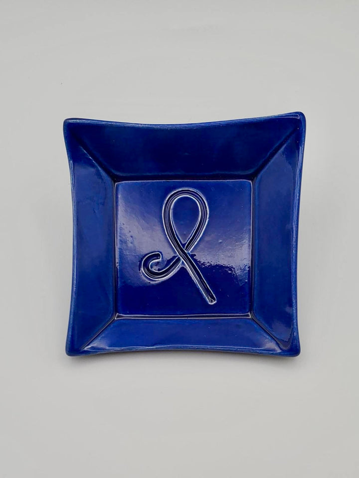 Cobalt Ceramic Jewelry Dishes