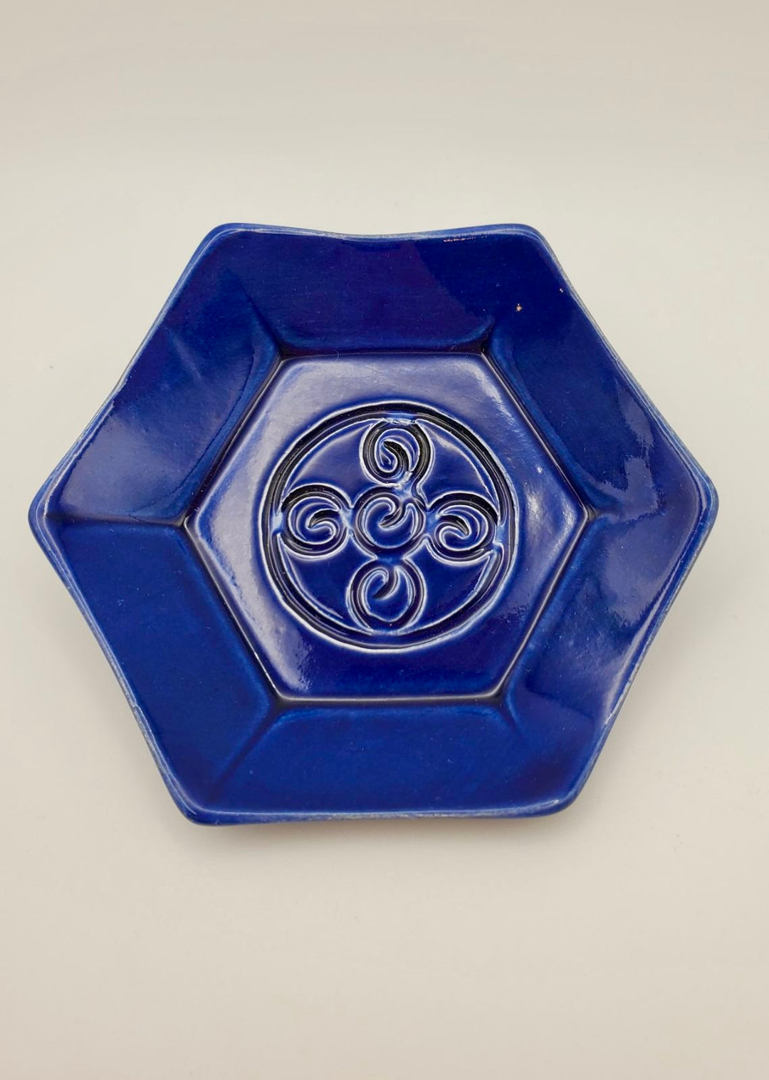 Cobalt Ceramic Jewelry Dishes