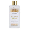 Glass Bottle Matches with Gold Lid