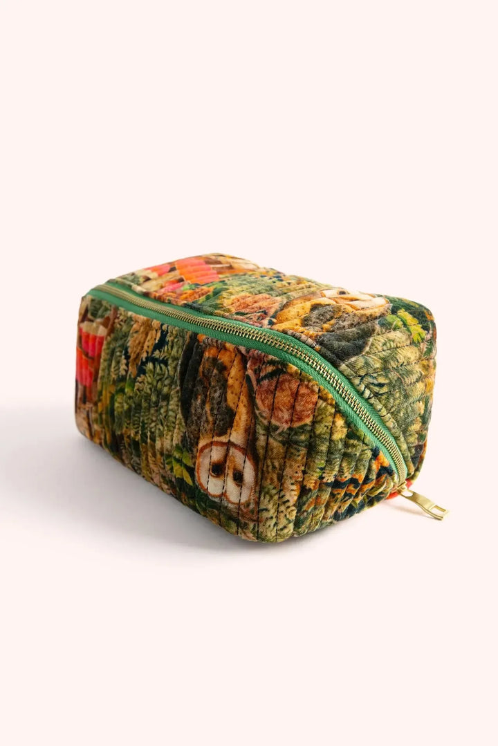 Quilted Make-Up Bag