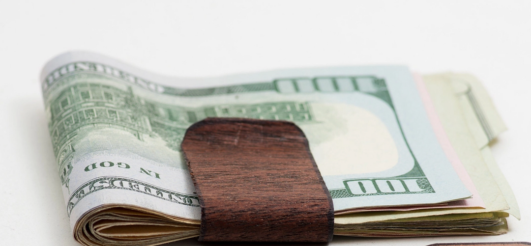 Mahogany Wood Money Clip