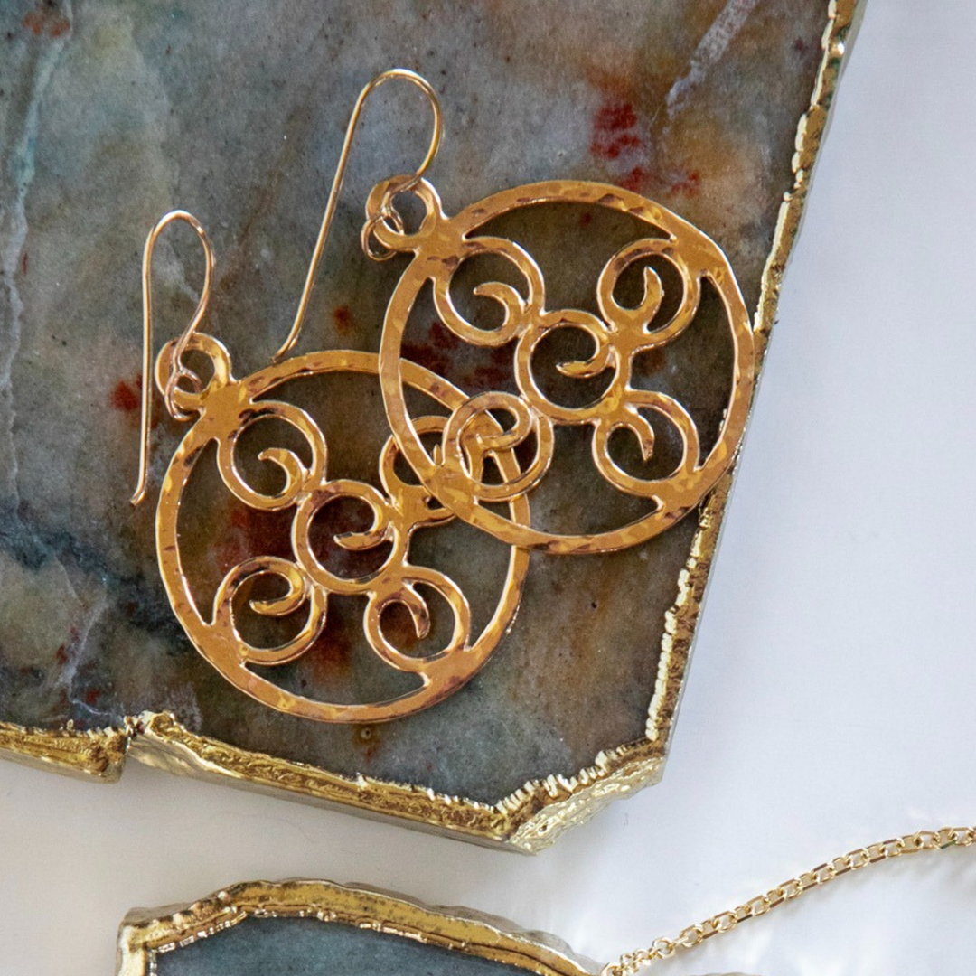 Seeds of Life Large Earrings