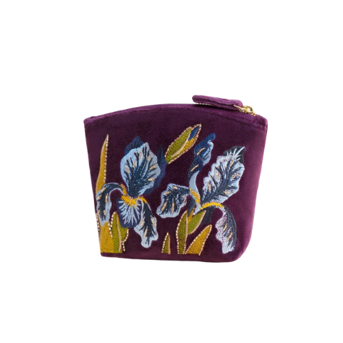 Printed Velvet Mini Pouch