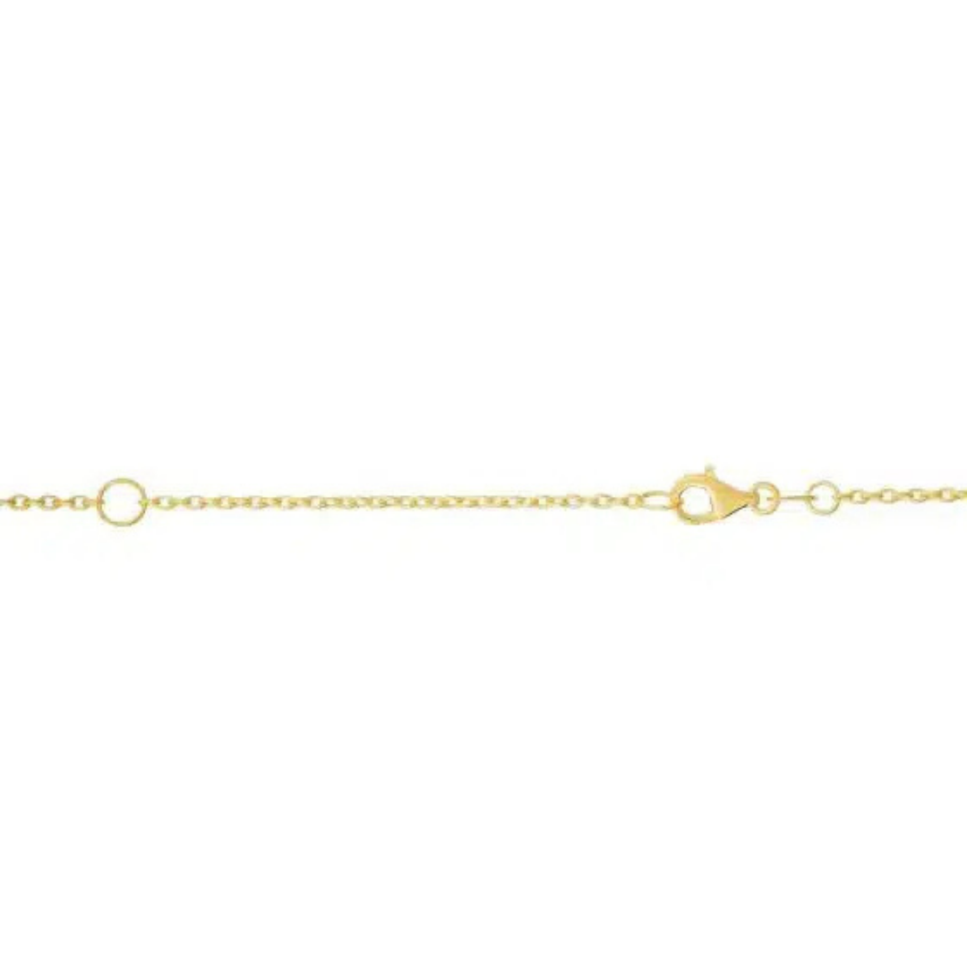 Gold 1.5mm Diamond Cut Extendable Chain