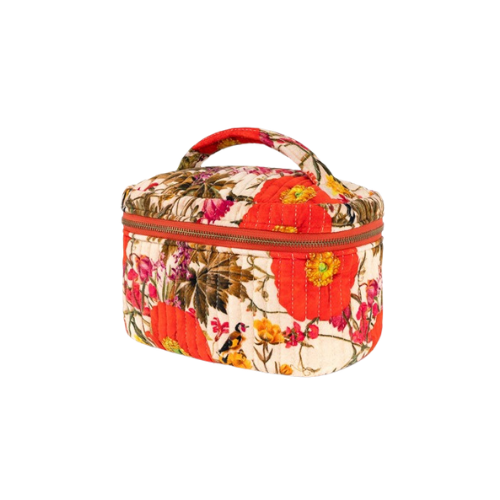 Quilted Velvet Vanity Case