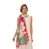 Delicate Tropical Print Scarf