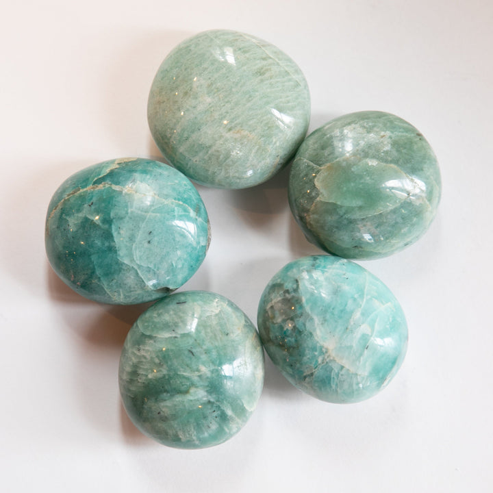 Amazonite Palm Stone