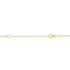 Gold 1.5mm Diamond Cut Extendable Chain