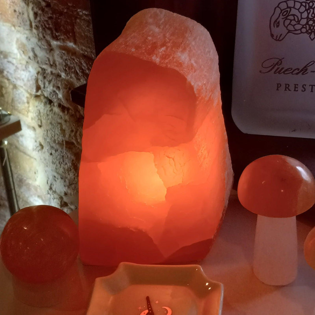 Selenite Crystal Lamps