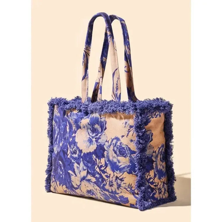 Fringed Box Tote
