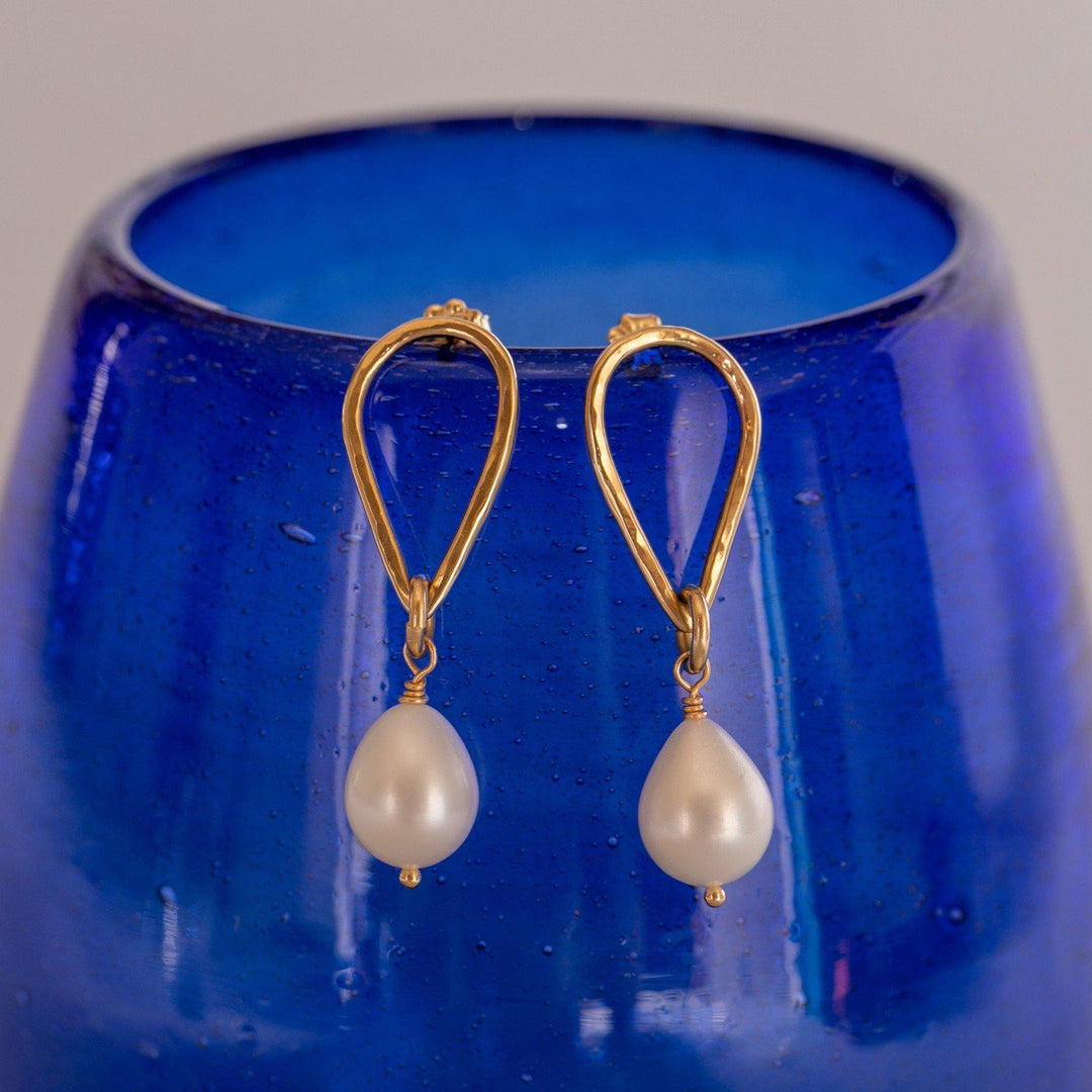 Teardrop Post Earrings