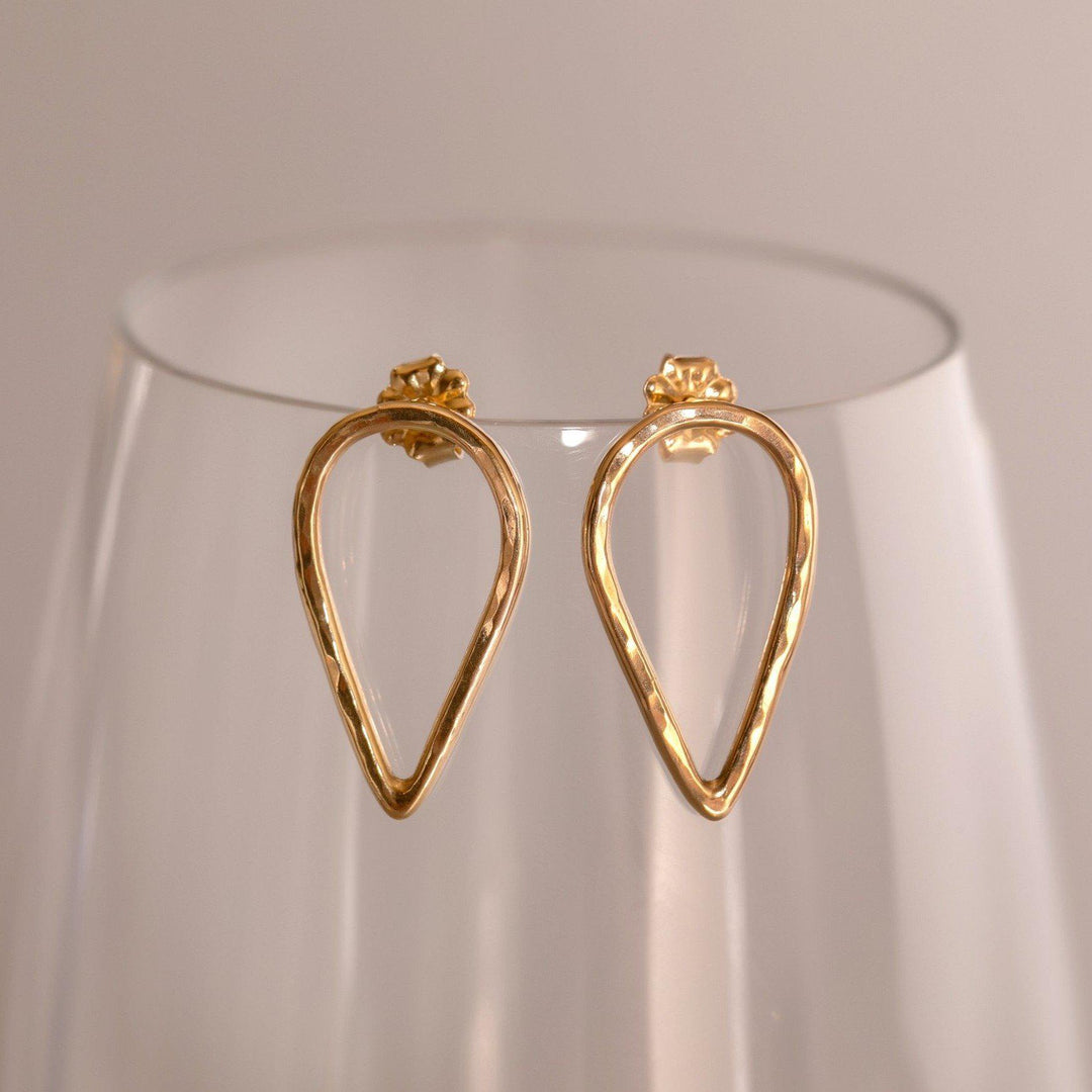 Teardrop Post Earrings