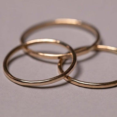 Mini Stackable Circle Ring-Rings-Joyia Jewelry