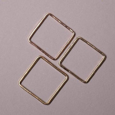 Mini Stackable Square Ring-Rings-Joyia Jewelry