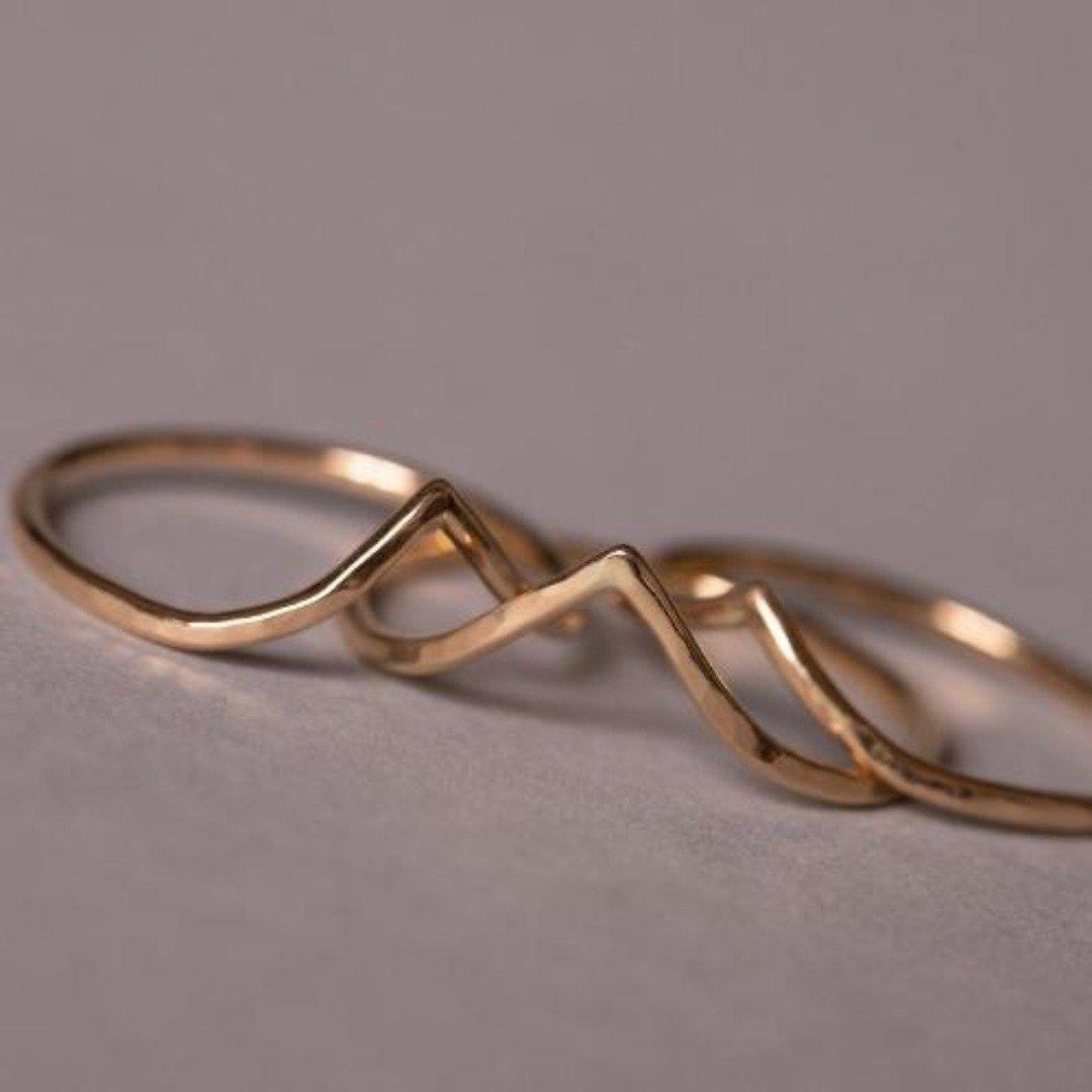 Mini Stackable Tiara Ring-Rings-Joyia Jewelry