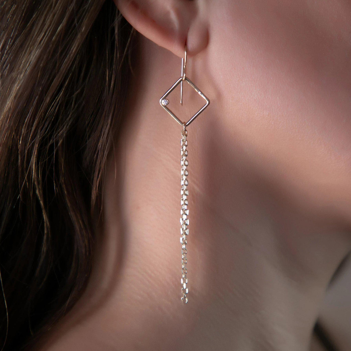Diamante Dangle Earrings - Joyia Jewelry