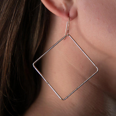 Square Hoop Earrings - Joyia Jewelry