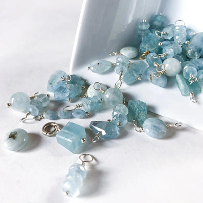 Aquamarine Charm - Joyia Jewelry