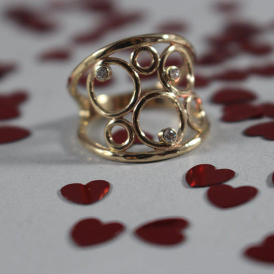 Rose Gold Champagne Ring