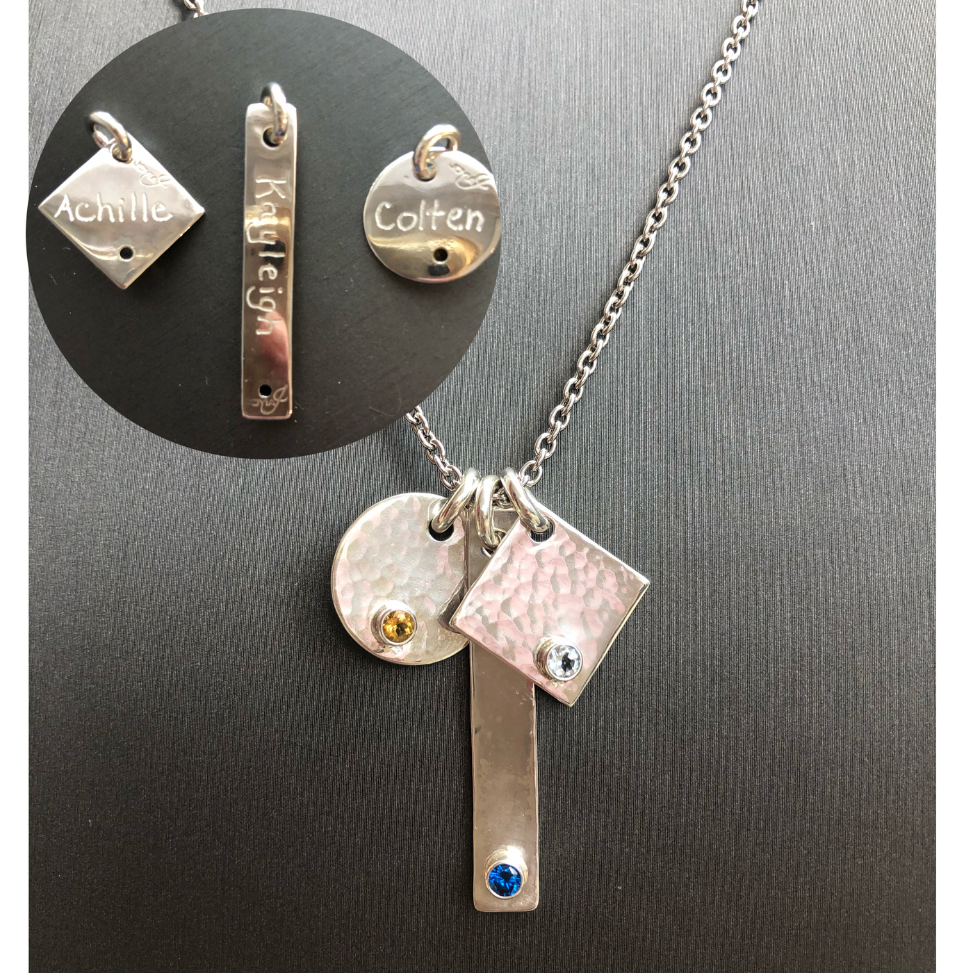 Engravable Charm-Charms and Gemstones-Joyia Jewelry